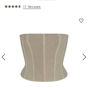SKIMS Beige Corset Taupe